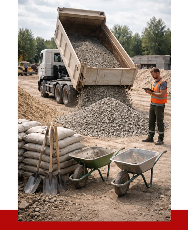 Доставка нерудных материалов в бору от 1247 руб. | ПРОНЕРУДБор