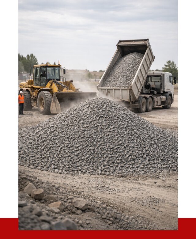 Купить щебень с доставкой в бору от 2598 руб. | ПРОНЕРУДБор