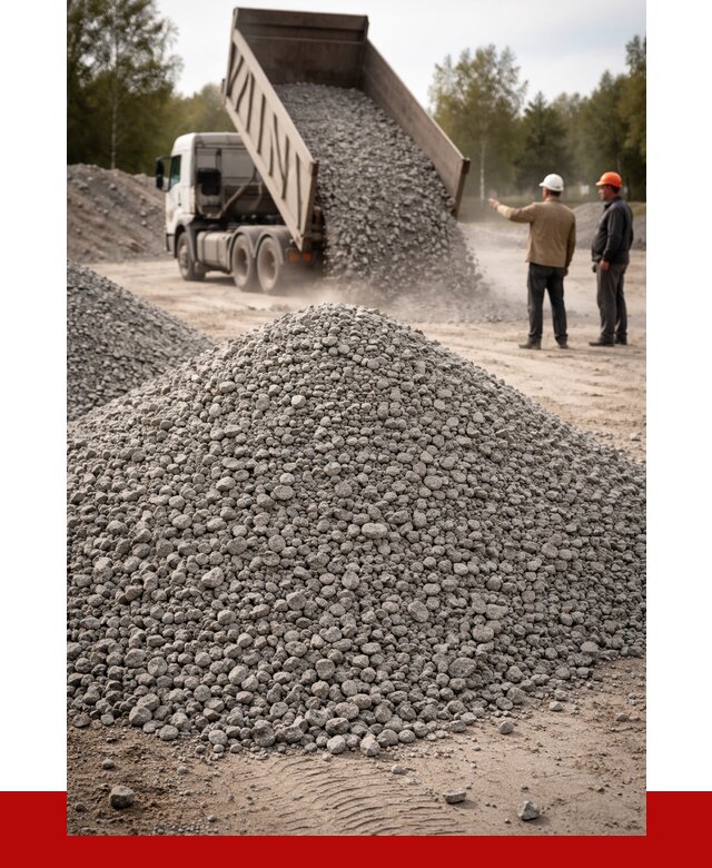 Гранитный щебень фракция 0-5 в бору от 3013 руб ПРОНЕРУДБор