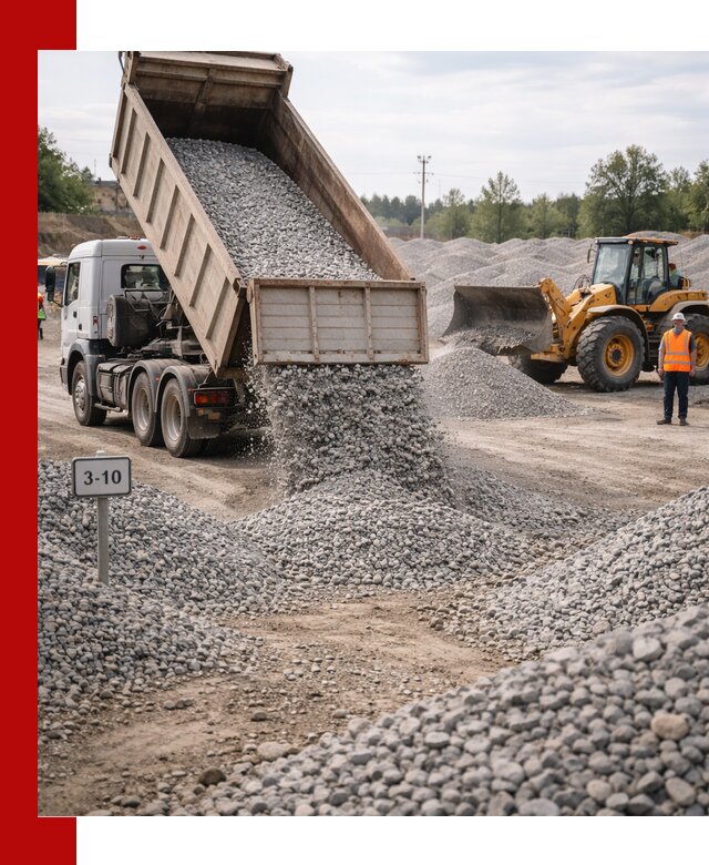 Гранитный щебень фракции 3–10: доставка и продажа в бору