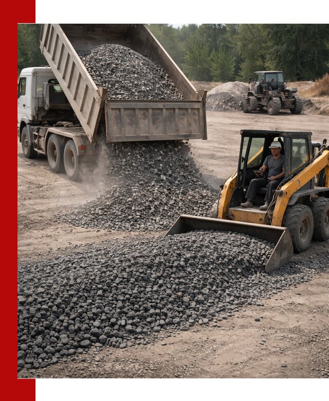 Гранитный щебень фракция 40-70 с доставкой в бору