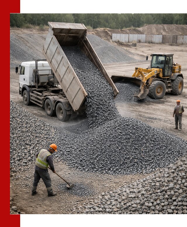 Щебень габбро-диабаз фр. 5-20 с доставкой в бору