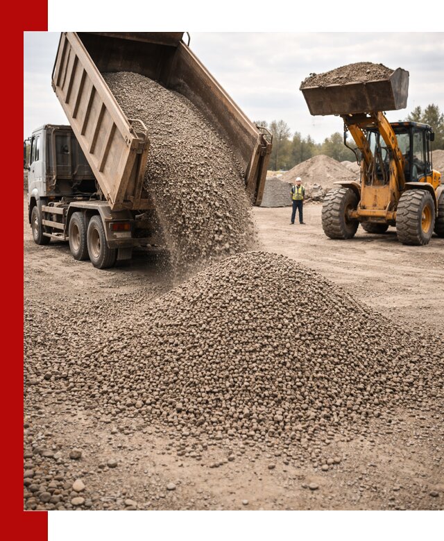 Гравийный щебень фракция 3–10 с доставкой в бору
