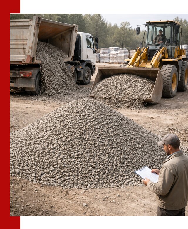 Гравийный щебень фракция 5–10 с доставкой в бору