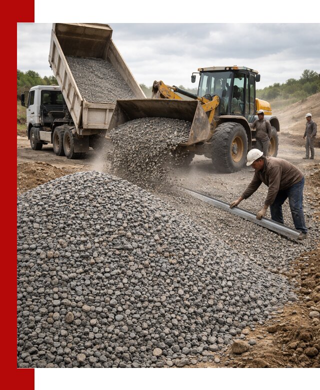 Гравийный щебень фракция 5-20 с доставкой в бору