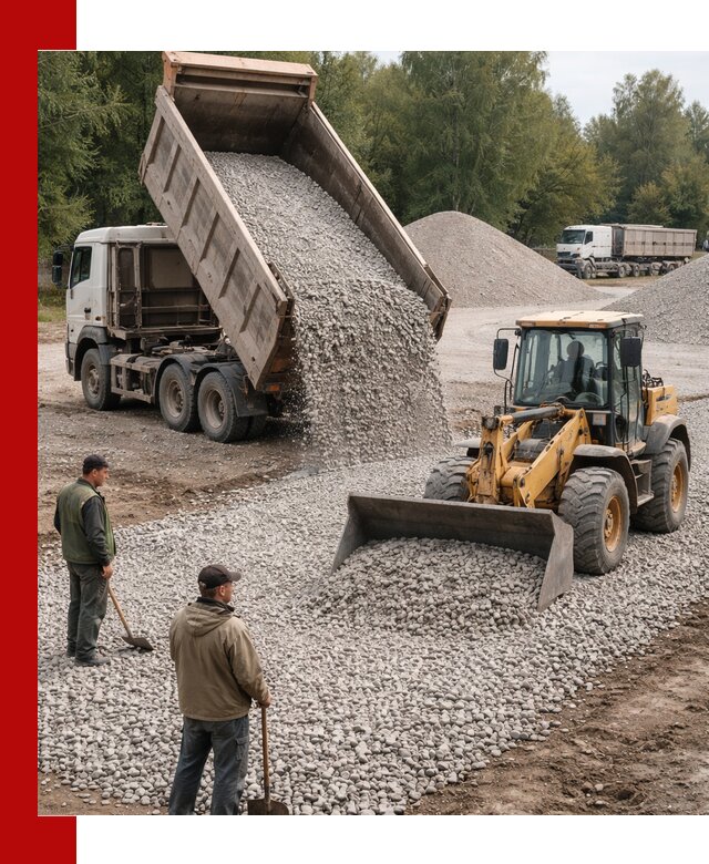 Купить гравийный щебень фракция 20-40 в бору с доставкой