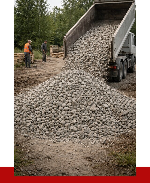 гравийный щебень фракция 70-120 в бору от 2546 р. ПРОНЕРУДБор