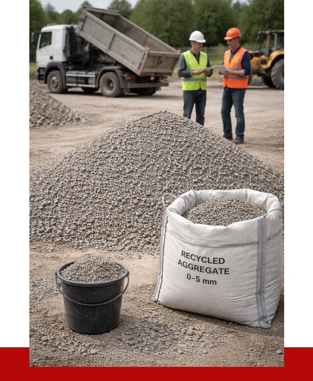 Вторичный щебень фракция 0-5 в бору от 1662 р. ПРОНЕРУДБор