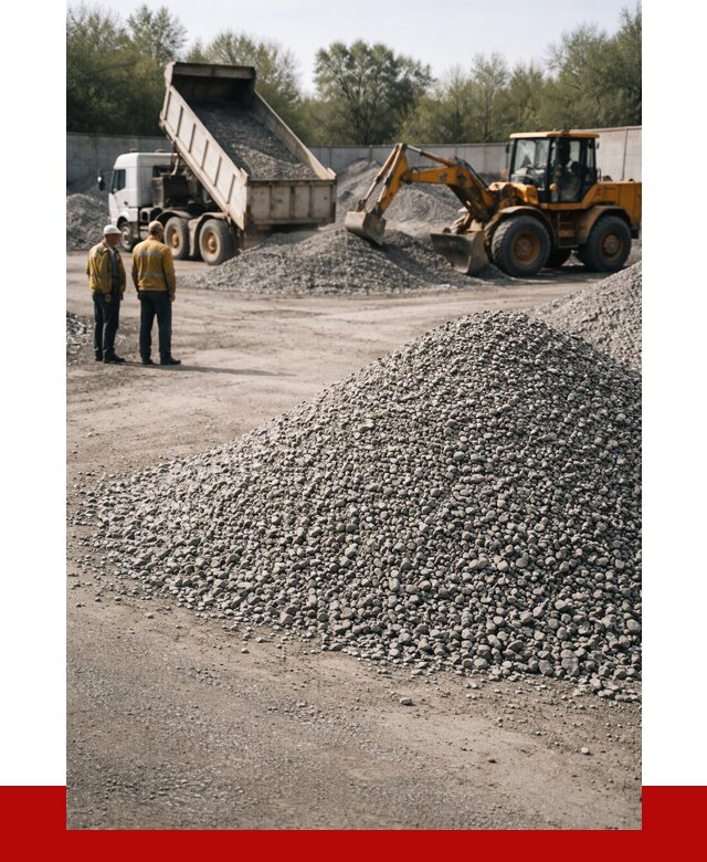 Вторичный щебень фр. 5-20 в бору от 1662 р. - ПРОНЕРУДБор