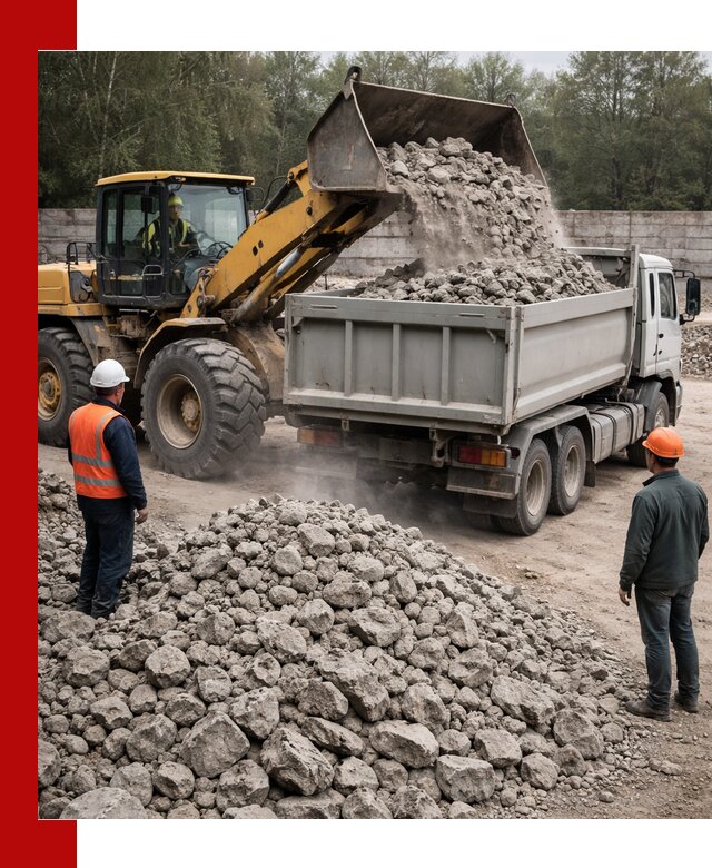 Вторичный щебень фракция 70–150 в бору с доставкой