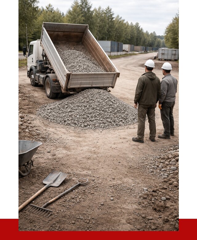 Бетонный щебень фракция 5-20 в бору от 3325 р., ПРОНЕРУДБор