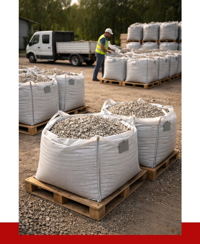 Щебень в мешках с доставкой в бору от 4364 р. | ПРОНЕРУДБор