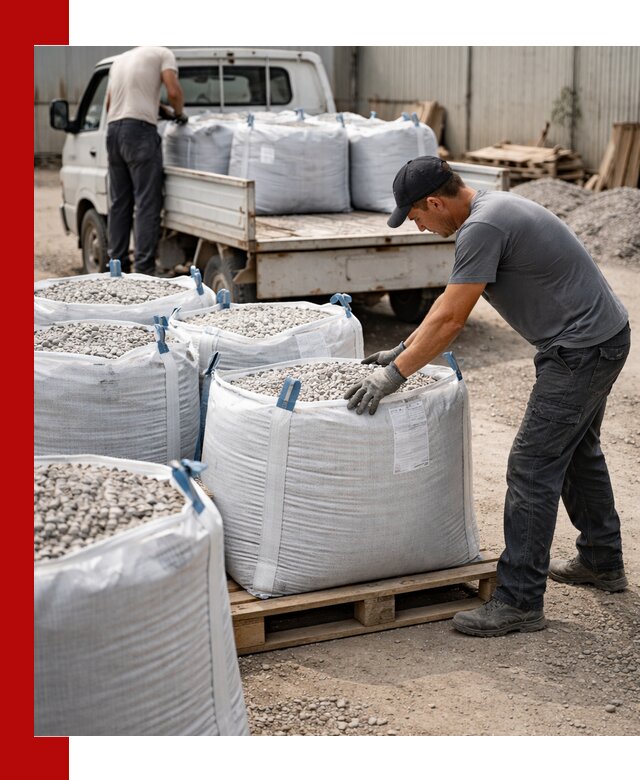 Доставка щебня в мешках по выгодным ценам в бору