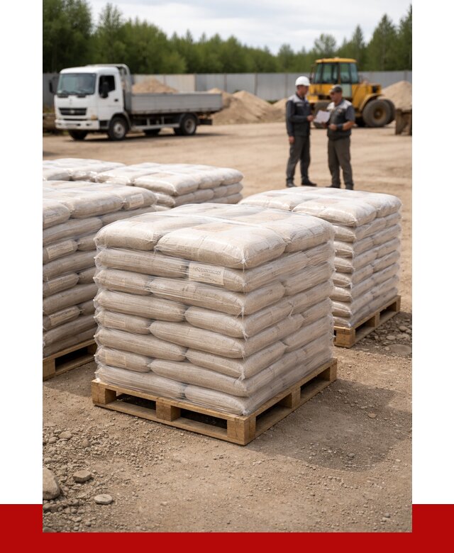 Карьерный песок в мешках в бору от 1247 р. - ПРОНЕРУДБор