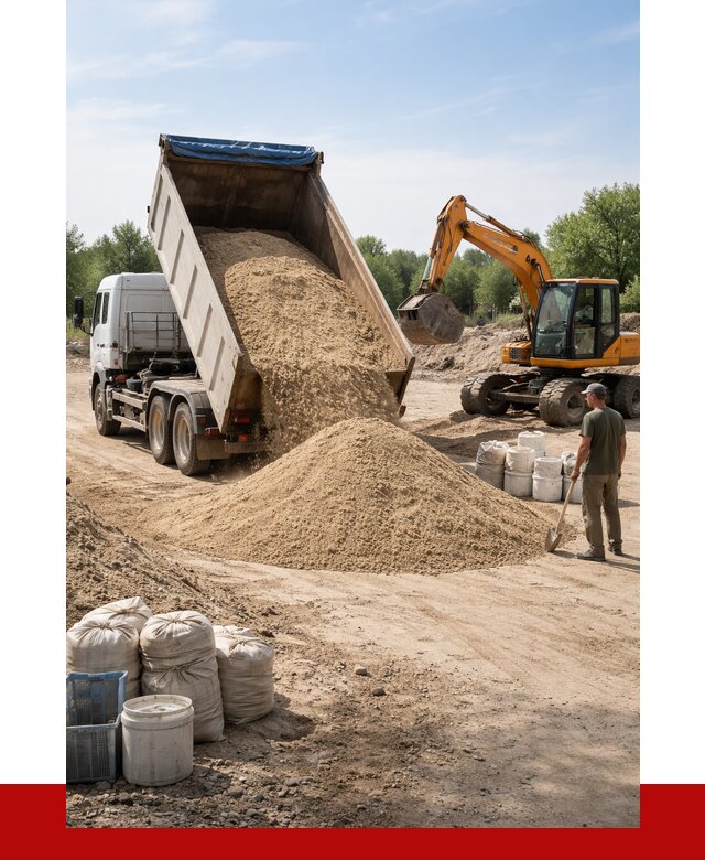 Купить речной песок в бору от 1247 р. за куб | ПРОНЕРУДБор