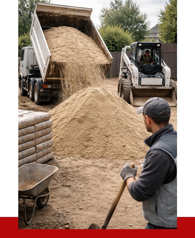 Мытый речной песок с доставкой в бору от 1507 р. | ПРОНЕРУДБор