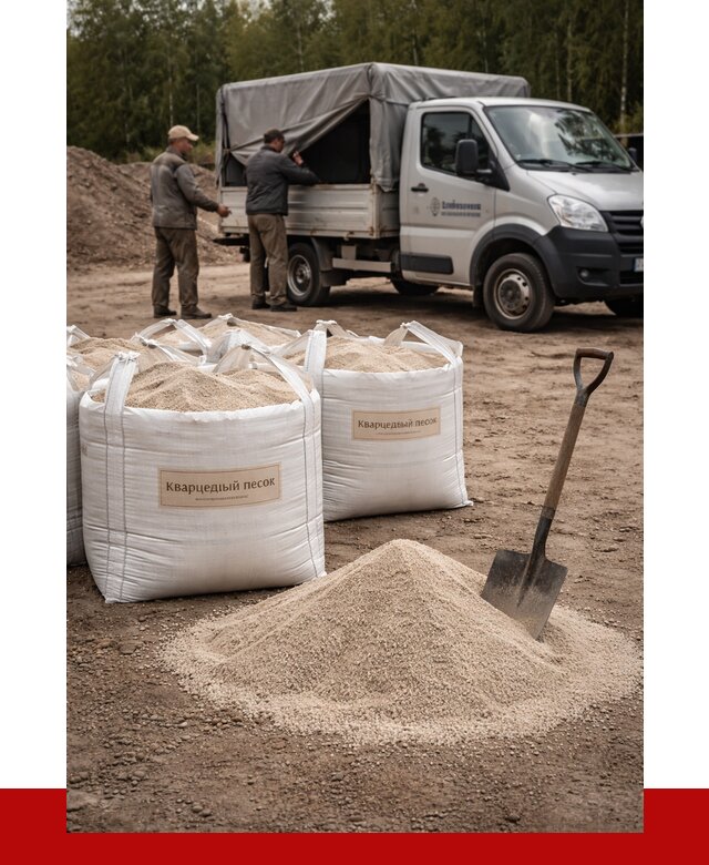 Кварцевый песок для пескоструя в бору от 4676 р. | ПРОНЕРУДБор