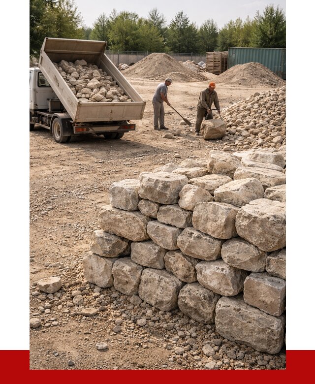 Бутовый камень известняковый в бору от 4364 р. | ПРОНЕРУДБор