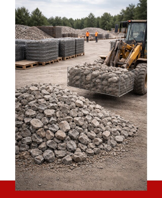 Камень для габионов фракция 70-150 в бору от 4364 р. | ПРОНЕРУДБор