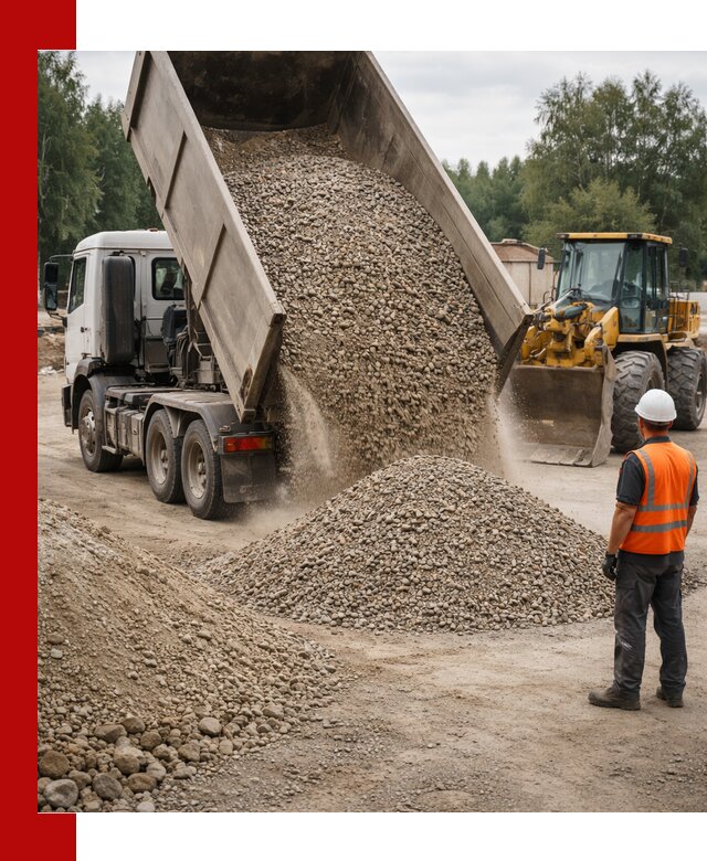 Доставка щпс в бору — щебеночно-песчаная смесь под заборы и дорожки