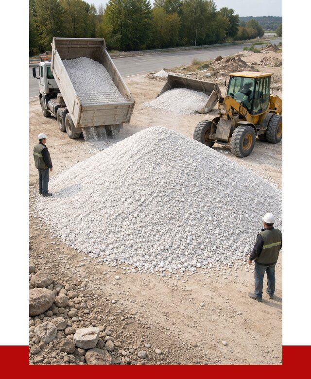 Белая мраморная крошка в бору от 4364 р. с доставкой | ПРОНЕРУДБор