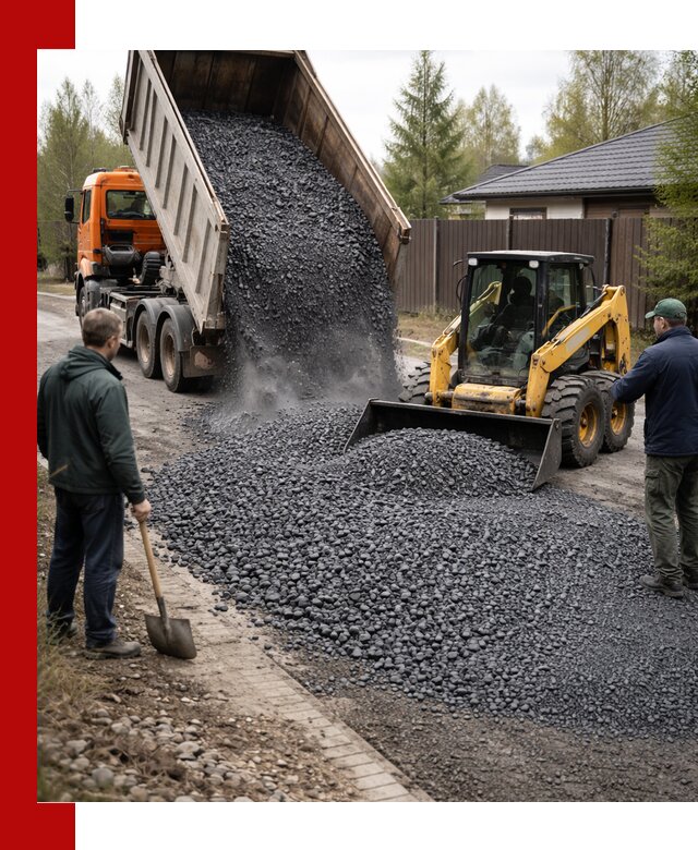 Крошка габбро с доставкой в бору для строительных работ