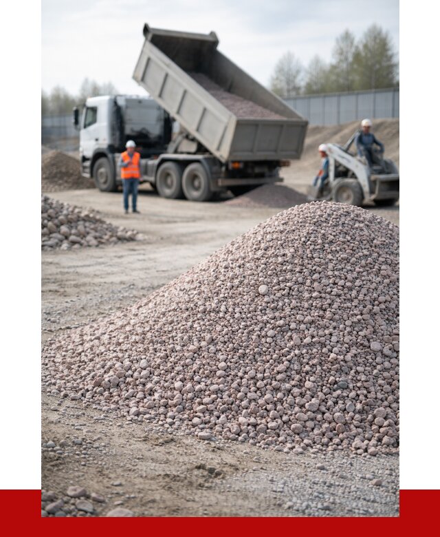 Крошка розовый гранит в бору с доставкой от 4779 р. | ПРОНЕРУДБор