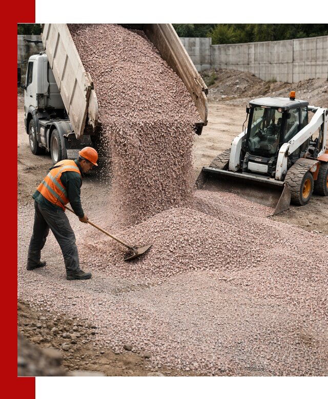 Крошка розовый гранит с доставкой в бору от производителя