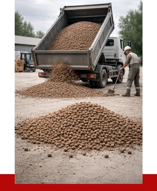 Керамзит с доставкой в бору от 4364 р. за м3 | ПРОНЕРУДБор