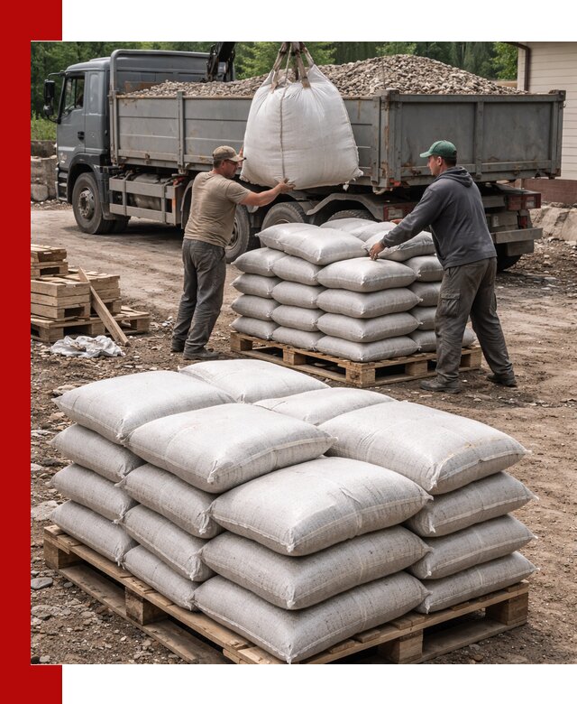 Керамзит в мешках с доставкой в бору от компании-поставщика