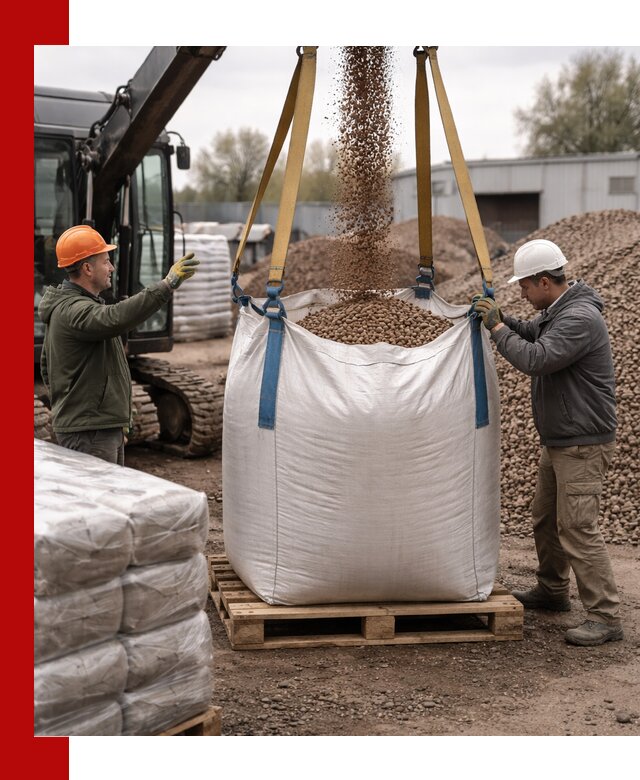 Керамзит в биг-бегах с доставкой в бору