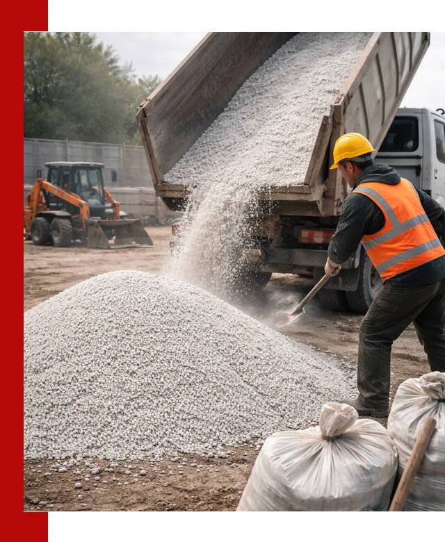 Доставка перлита вспученного в бору оптом и в розницу