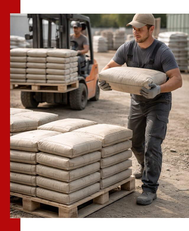 Доставка цемента в мешках оптом и в розницу в бору