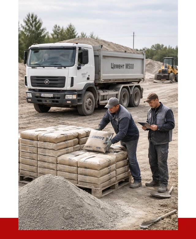 Купить цемент м500 с доставкой в бору от 5403 р. | ПРОНЕРУДБор