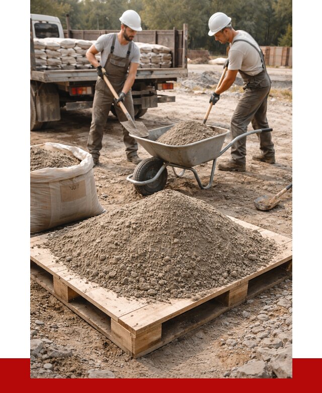 Цементно песчаная смесь М100 в бору от 5403 р. за куб | ПРОНЕРУДБор