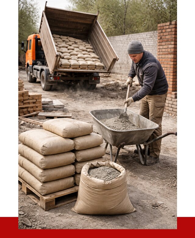 Купить сухую смесь для кладки в бору от 1247 р. | ПРОНЕРУДБор