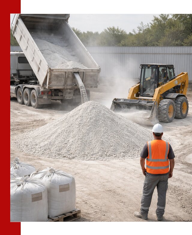 Доставка и продажа известняковой муки в бору