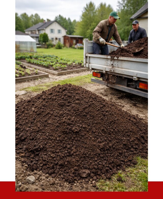 Плодородный грунт в бору с доставкой от 4364 р. | ПРОНЕРУДБор