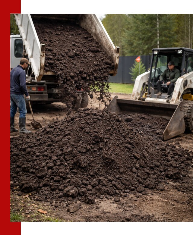 Плодородный грунт с доставкой в бору для садов и огородов