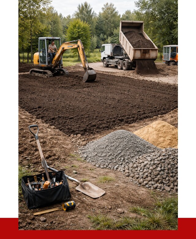 Купить грунт для отсыпки участка в бору от 2598 р. | ПРОНЕРУДБор