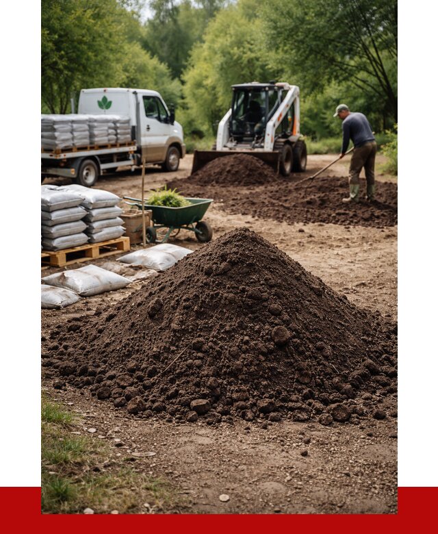 Грунт для озеленения с доставкой в бору от 1870 р. | ПРОНЕРУДБор