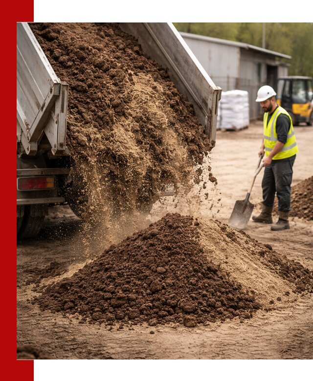 Доставка торфо-песчаной смеси в бору для строительства и озеленения
