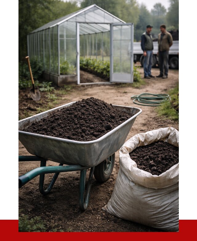 Чернозем для теплицы в бору с доставкой от 1559 р. | ПРОНЕРУДБор