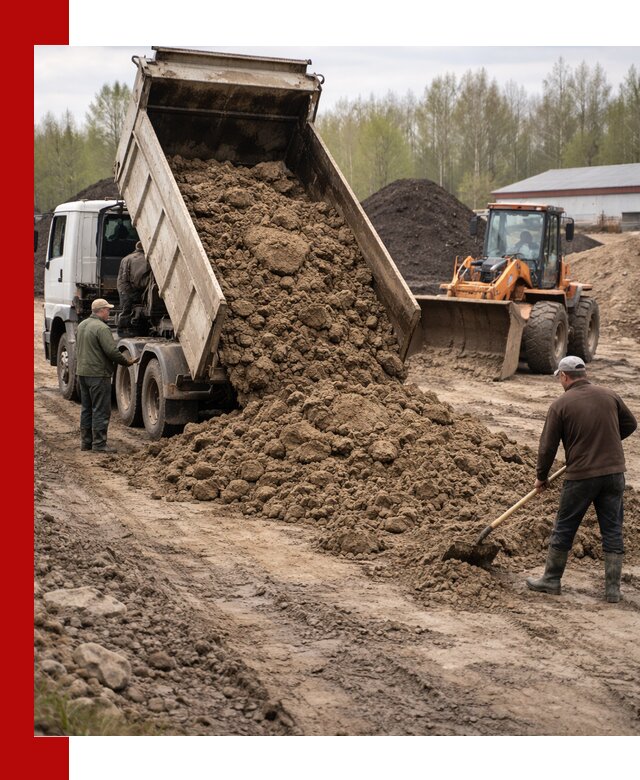 Доставка глин и суглинков в бору оптом и вкрай