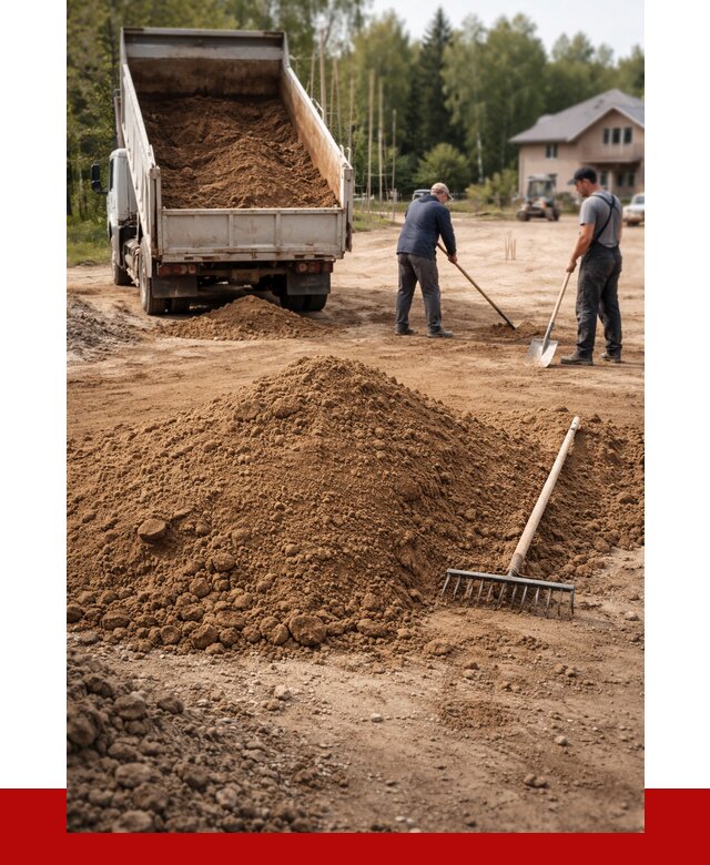 Суглинок для планировки в бору с доставкой от 4364 р. | ПРОНЕРУДБор