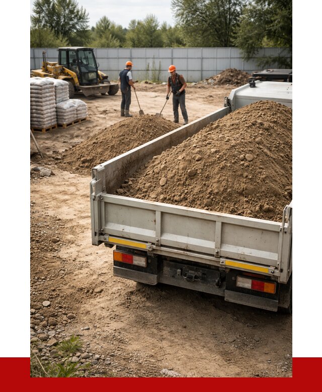 Супесь с доставкой в бору от 2546 р. за куб | ПРОНЕРУДБор