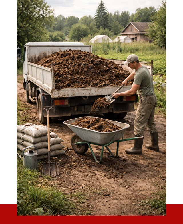 Купить коровий навоз с доставкой в бору от 1870 р. | ПРОНЕРУДБор