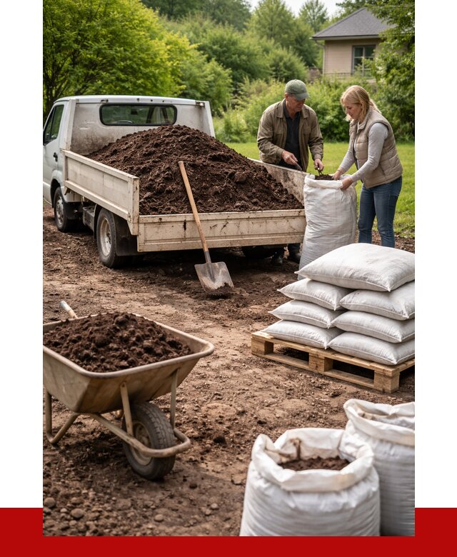 Перегной в мешках с доставкой в бору от 2286 р. | ПРОНЕРУДБор