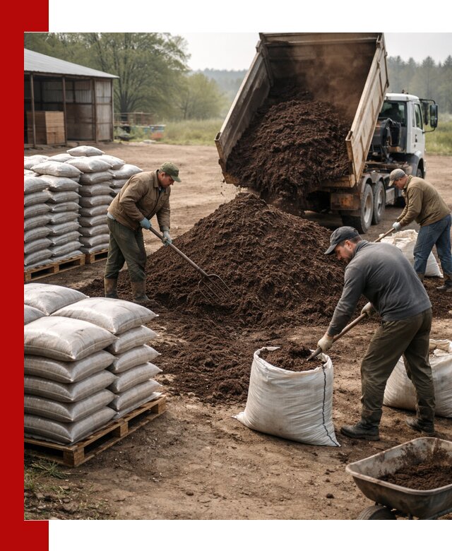 Доставка компоста оптом и в розницу в бору