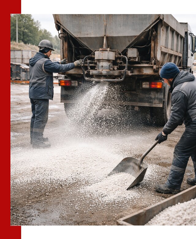 Доставка и продажа хлористого кальция в бору